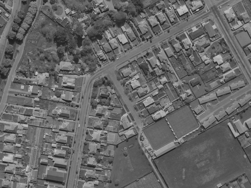 5 Clouston Street from the air, 1970-1974