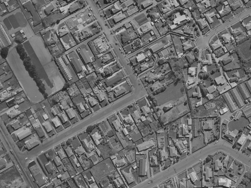 44 Prossers Road from the air, 1970-1974