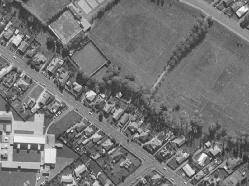55B Hoon Hay Road from the air, 1970-1974