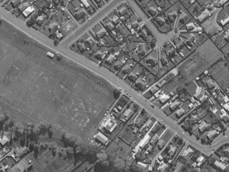 30 Domain Terrace from the air, 1970-1974