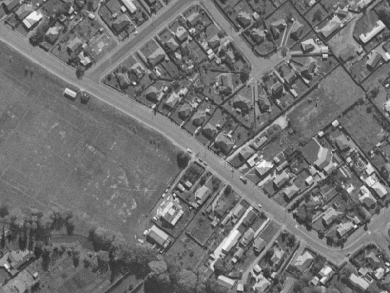28 Domain Terrace from the air, 1970-1974