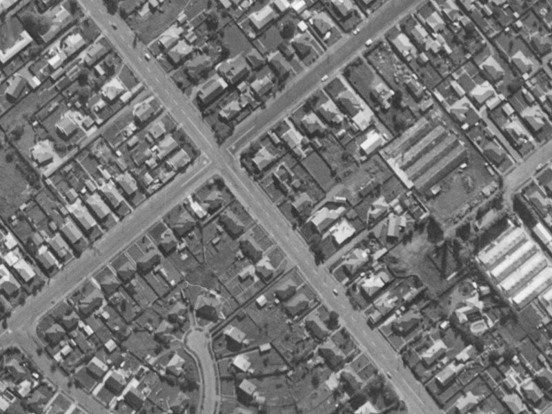 226 Lyttelton Street from the air, 1970-1974