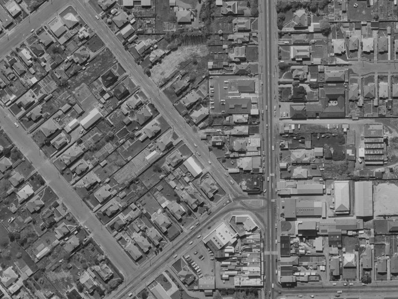 3A Strickland Street from the air, 1970-1974