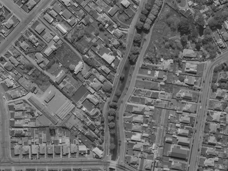 297 Eastern Terrace from the air, 1970-1974