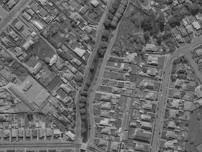 26 Riverlaw Terrace from the air, 1970-1974