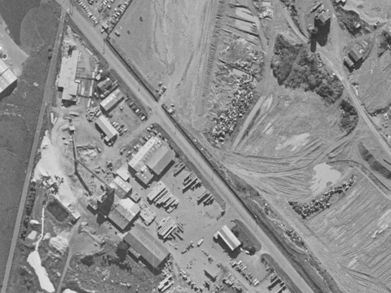 606 Halswell Junction Road from the air, 1970-1974