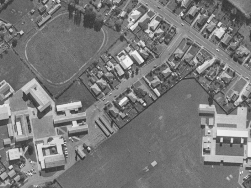 7 Upland Road from the air, 1970-1974