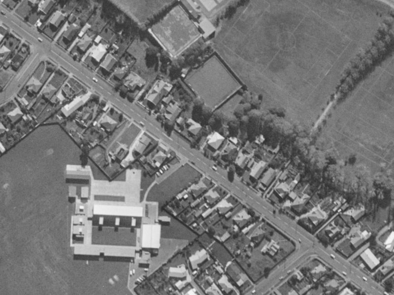 49 Hoon Hay Road from the air, 1970-1974