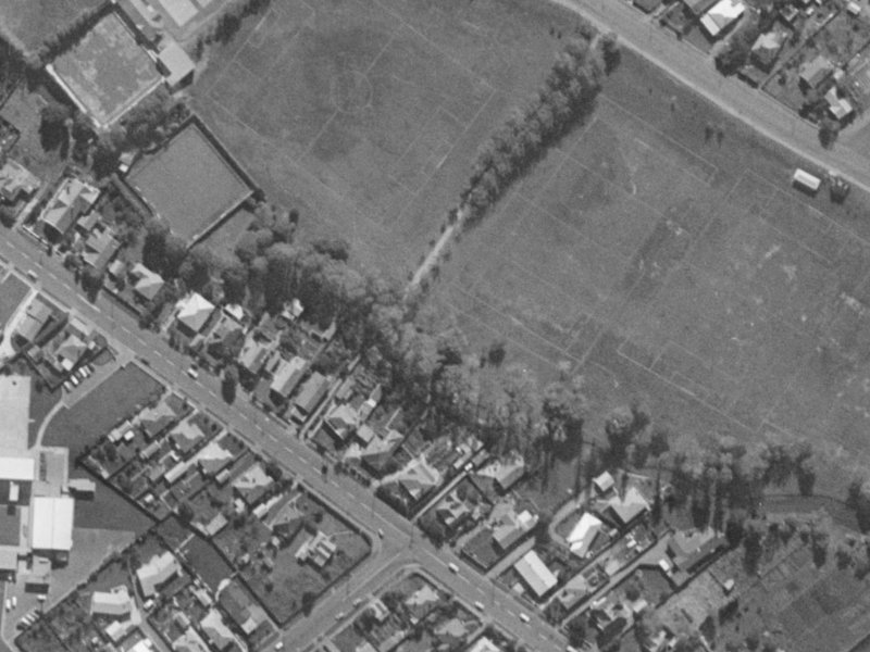 61C Hoon Hay Road from the air, 1970-1974