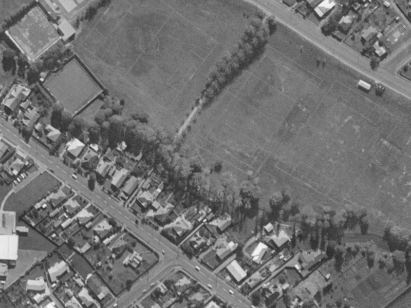 Hoon Hay Road from the air, 1970-1974
