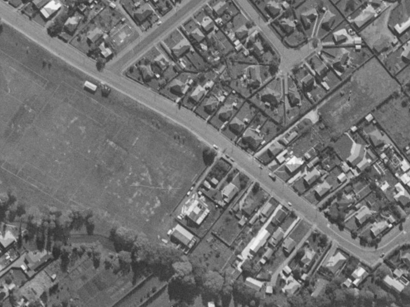 27A Domain Terrace from the air, 1970-1974