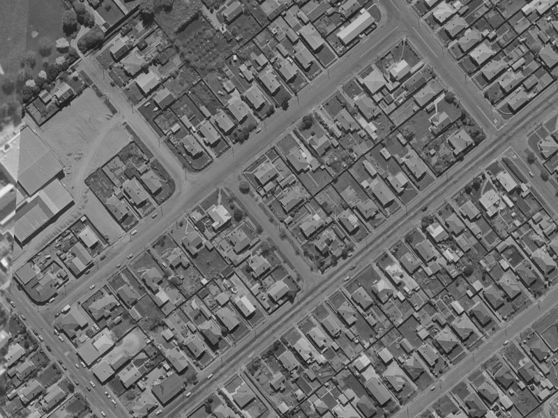 10 Everard Street from the air, 1970-1974