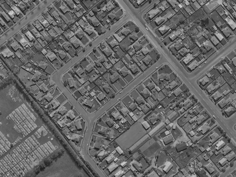 11A Cooke Street from the air, 1970-1974