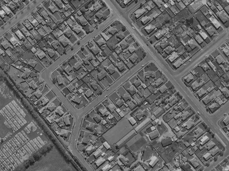 15A Cooke Street from the air, 1970-1974