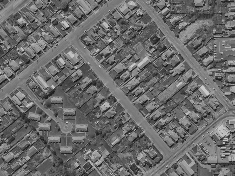 11A Baretta Street from the air, 1970-1974