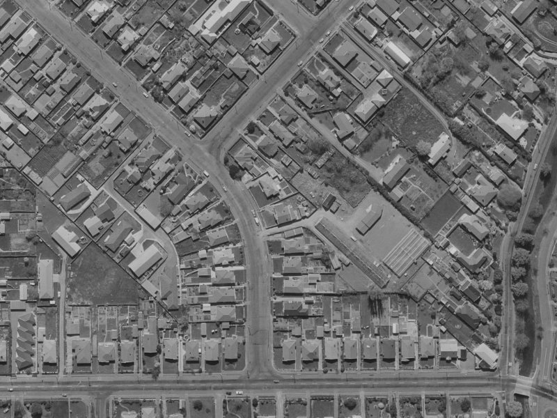 Ikamatua Lane from the air, 1970-1974