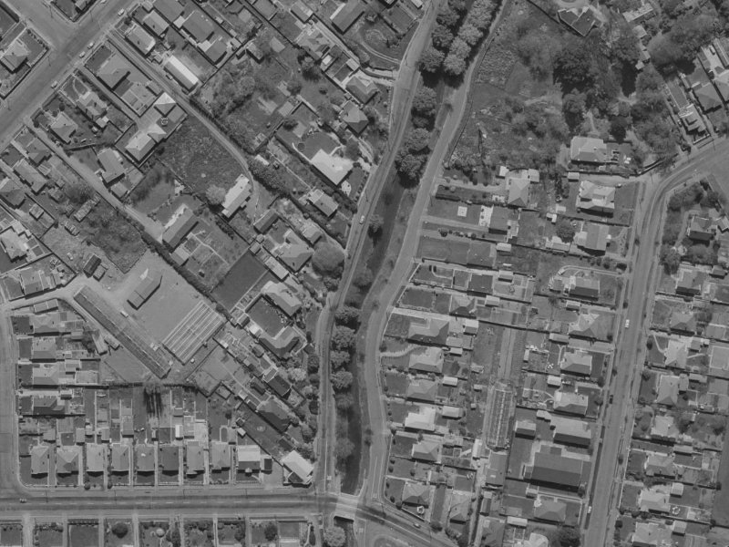 297 Eastern Terrace from the air, 1970-1974