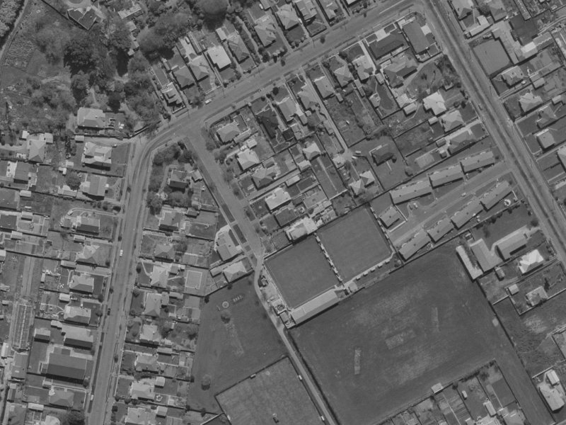 11B Clouston Street from the air, 1970-1974
