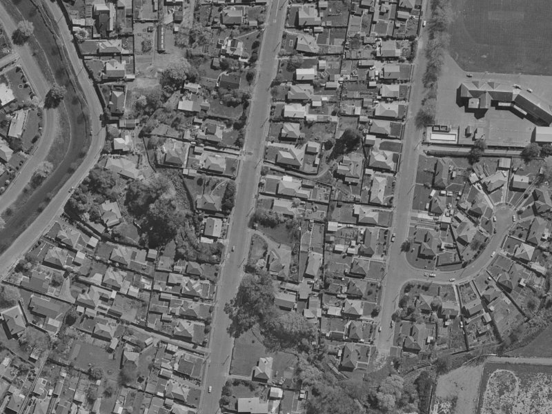 54 Hawford Road from the air, 1970-1974