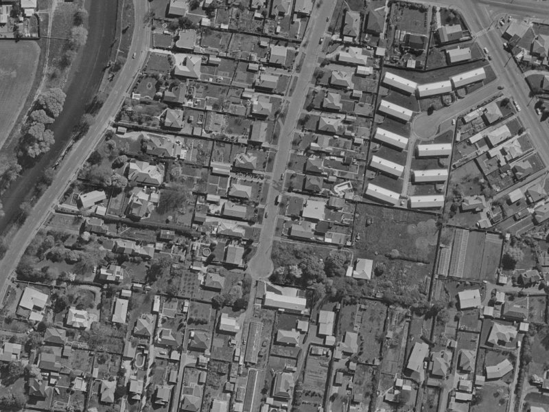 25a Earl Street from the air, 1970-1974