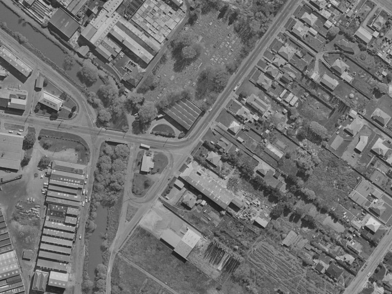 78 Rutherford Street from the air, 1970-1974