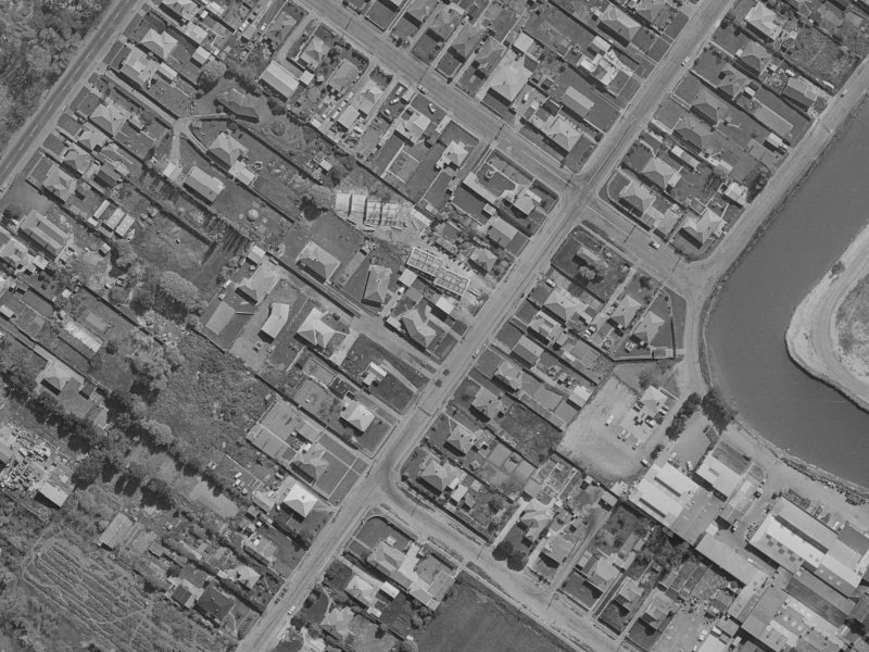 80 Bamford Street from the air, 1970-1974