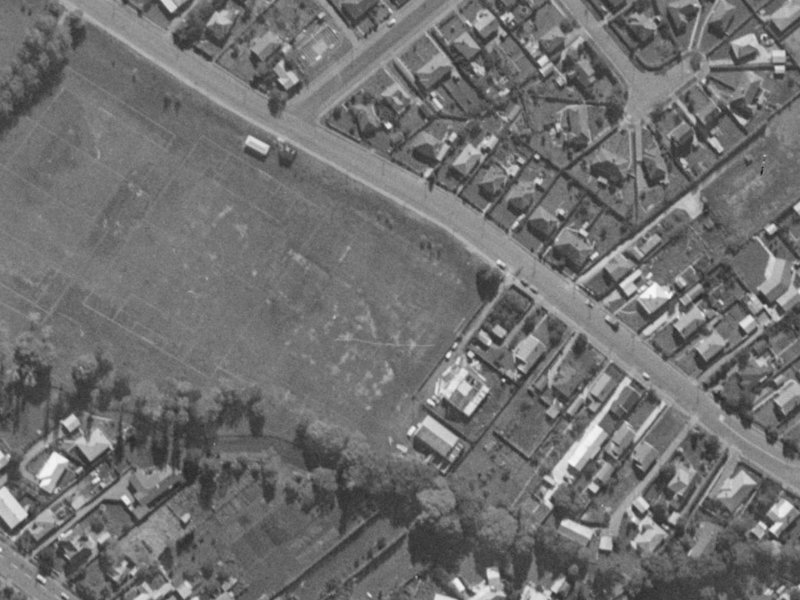 31 Domain Terrace from the air, 1970-1974