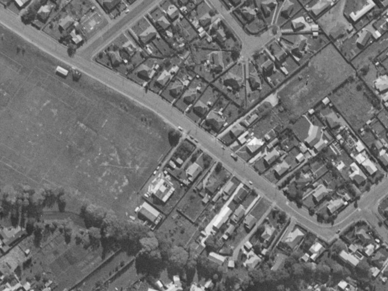 27 Domain Terrace from the air, 1970-1974