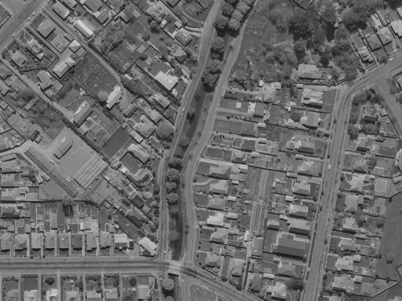 18A Riverlaw Terrace from the air, 1970-1974