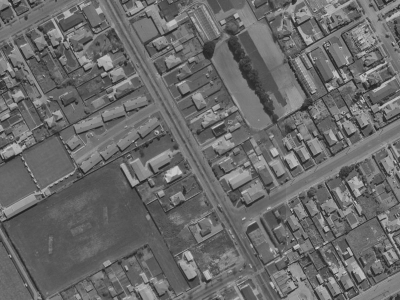 128 Wilsons Road from the air, 1970-1974