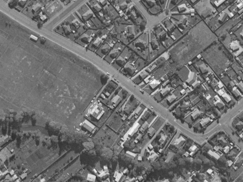 25 Domain Terrace from the air, 1970-1974