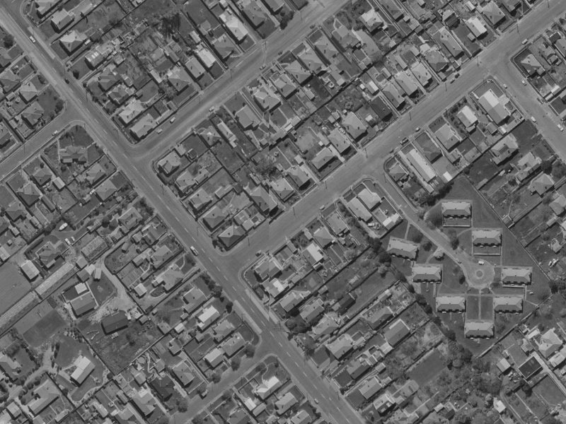 5 Dunn Street from the air, 1970-1974