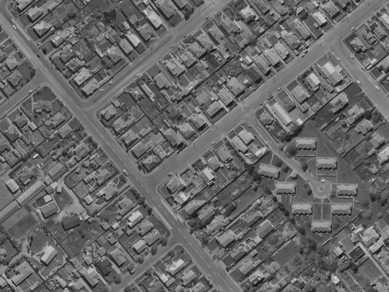 8 Dunn Street from the air, 1970-1974