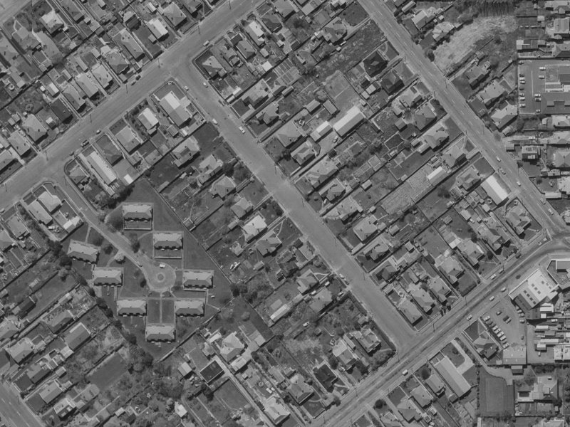 14 Baretta Street from the air, 1970-1974