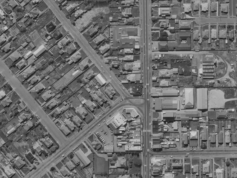 141 Somerfield Street from the air, 1970-1974