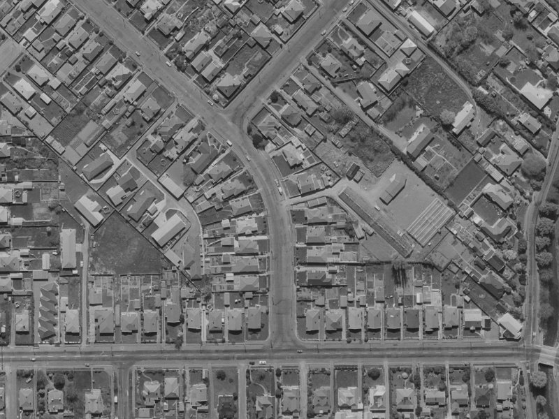 6A Ikamatua Lane from the air, 1970-1974