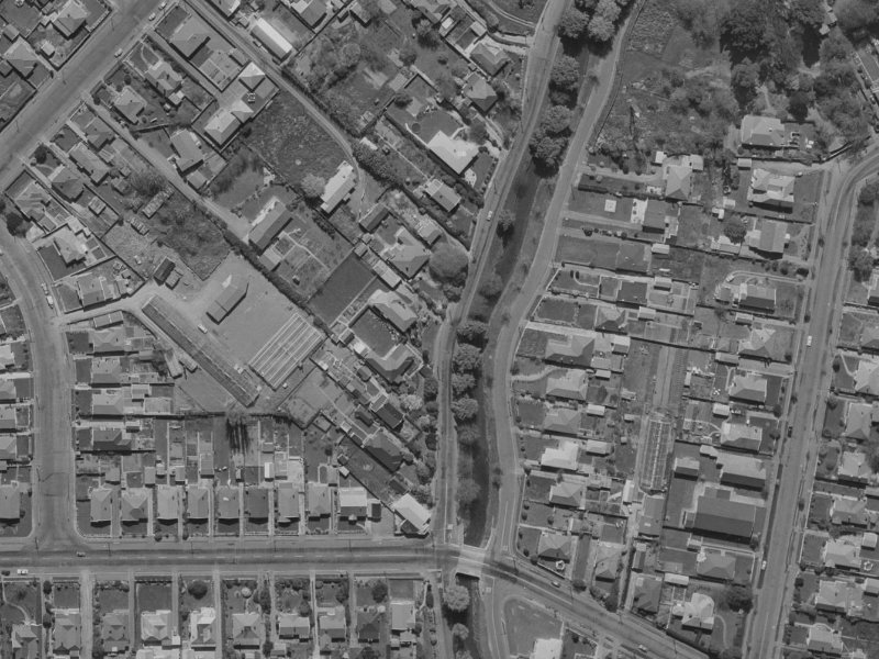 291 Eastern Terrace from the air, 1970-1974