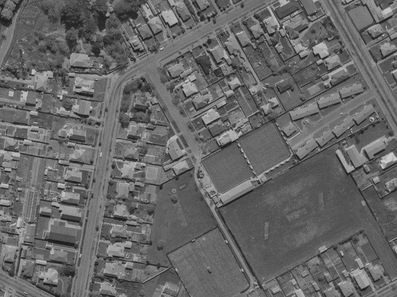 11 Clouston Street from the air, 1970-1974