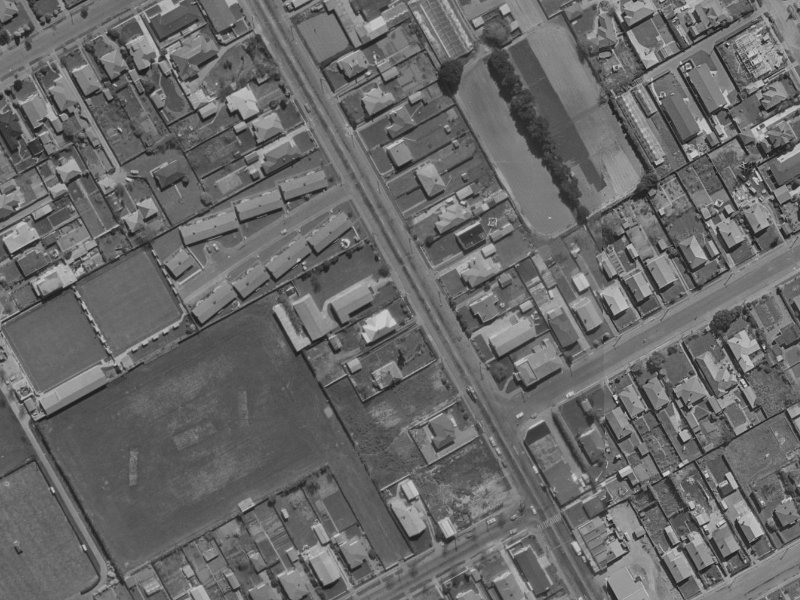 123a Wilsons Road from the air, 1970-1974