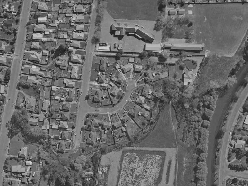3 Kitchener Place from the air, 1970-1974