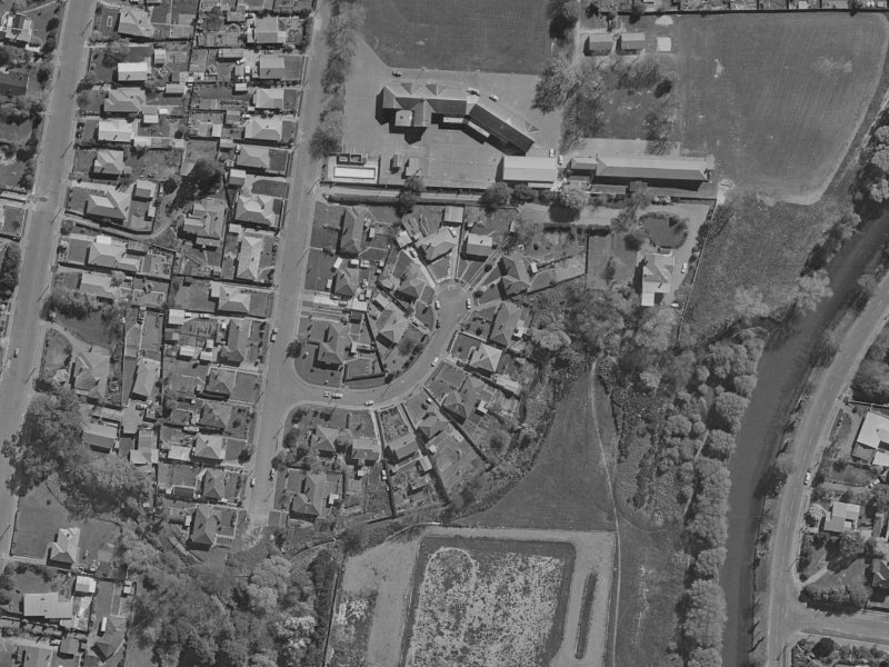 Kitchener Place from the air, 1970-1974