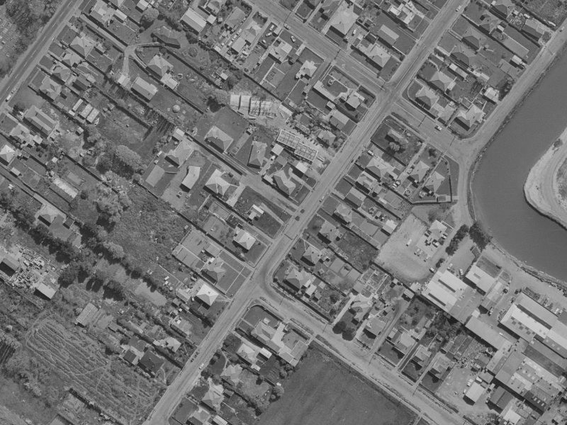 86 Bamford Street from the air, 1970-1974