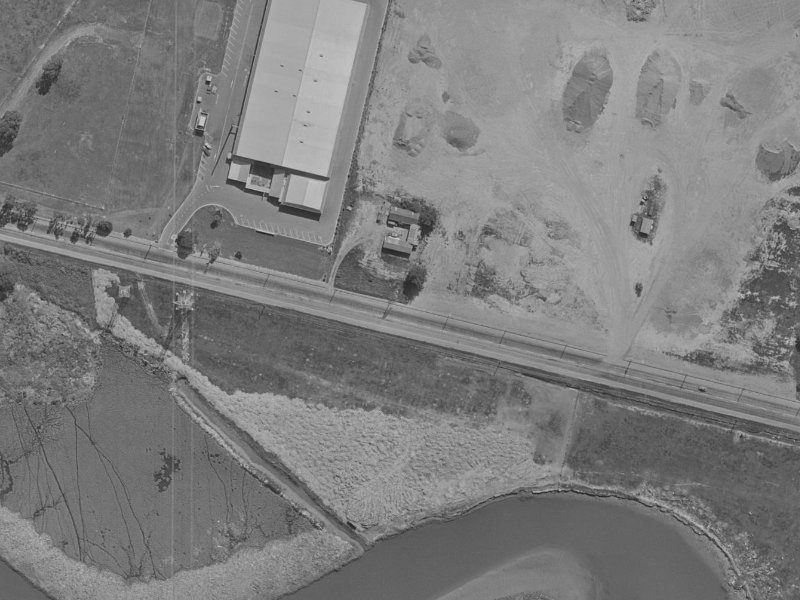 1005C Ferry Road from the air, 1970-1974