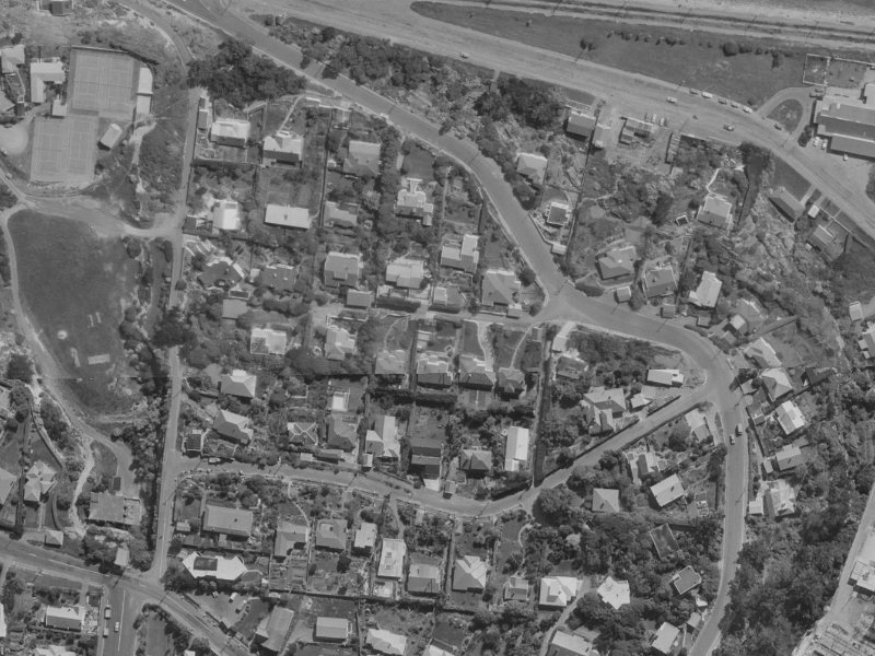 7 Tama Terrace from the air, 1970-1974