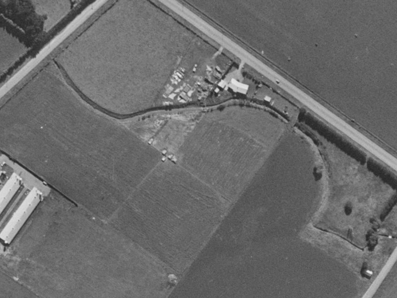 90 Awatea Road from the air, 1970-1974
