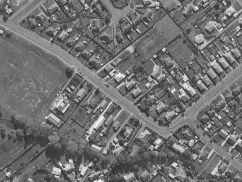 16 Domain Terrace from the air, 1970-1974