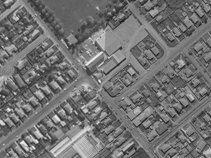 250C Barrington Street from the air, 1970-1974