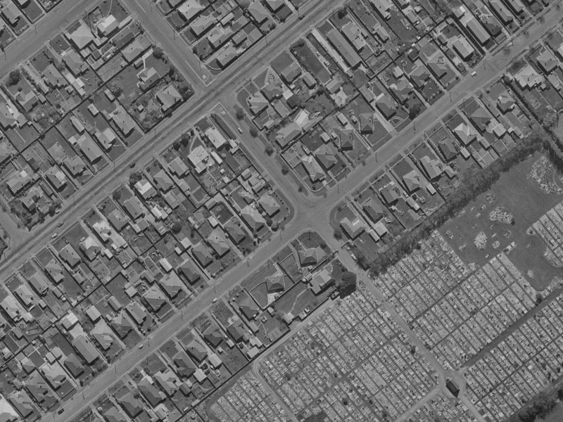 3 Simeon Street from the air, 1970-1974
