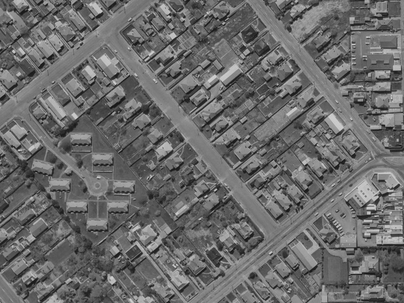 18 Baretta Street from the air, 1970-1974