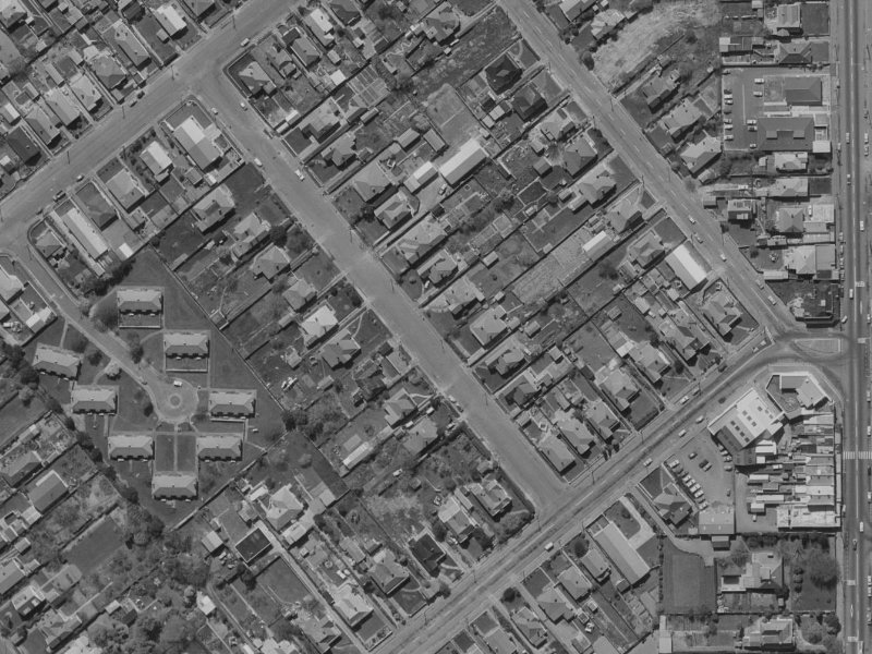17 Baretta Street from the air, 1970-1974